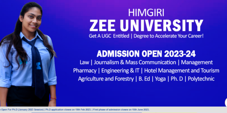 Himgiri Zee University Admission 2023-24